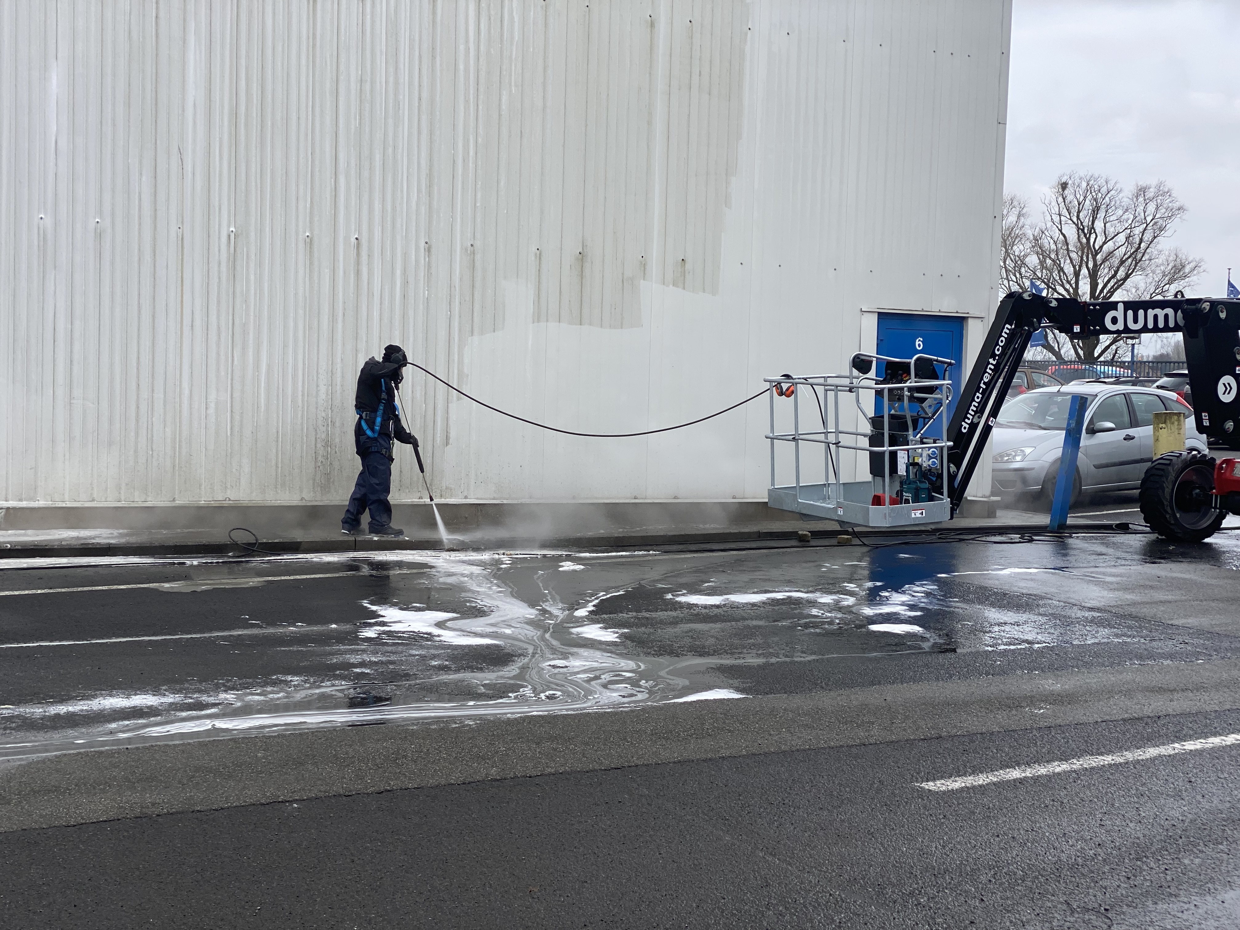 Gevelreiniging industrieel