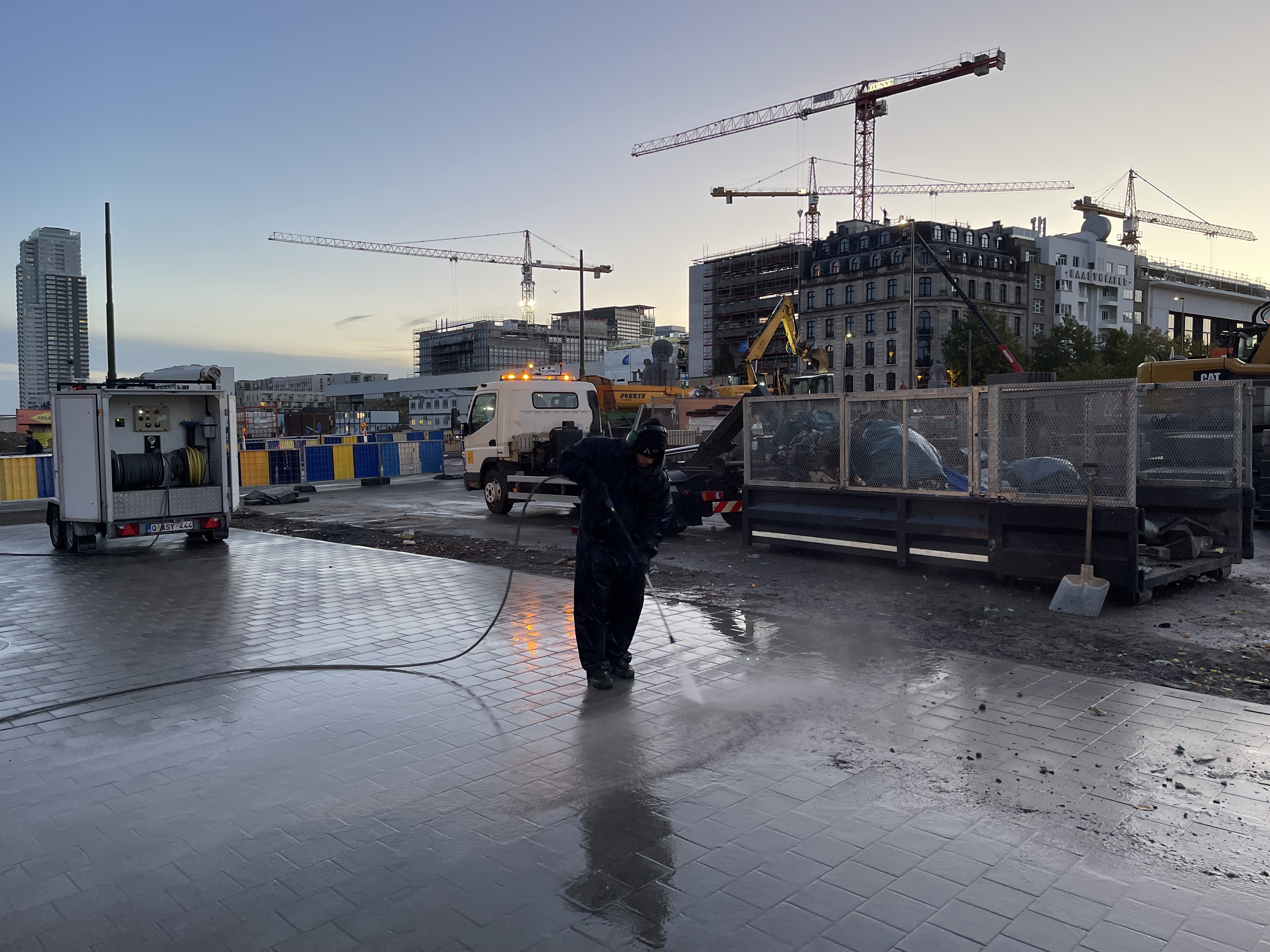 Industriële reiniging met hogedruk