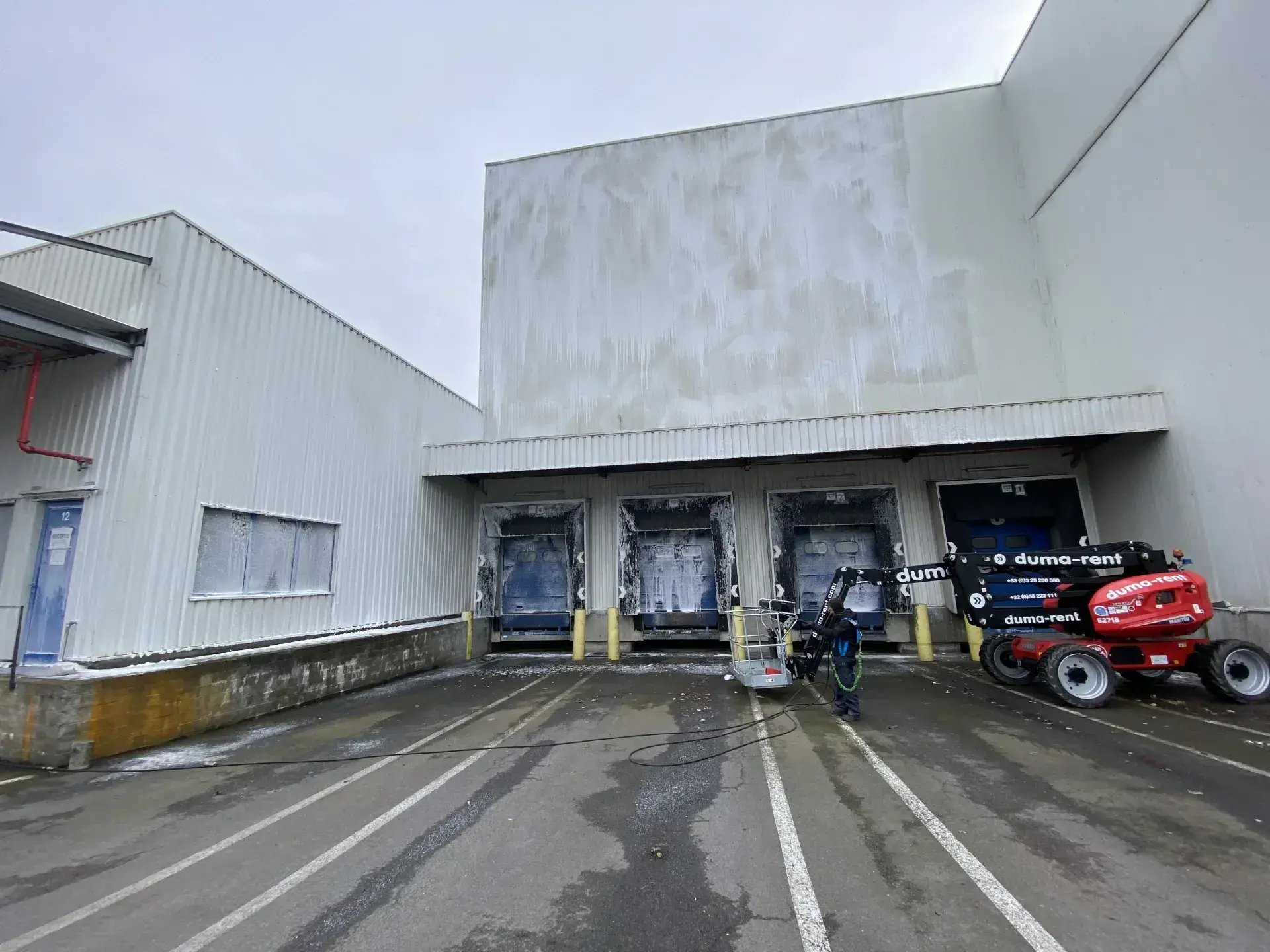 Hogedruk reiniging gevels