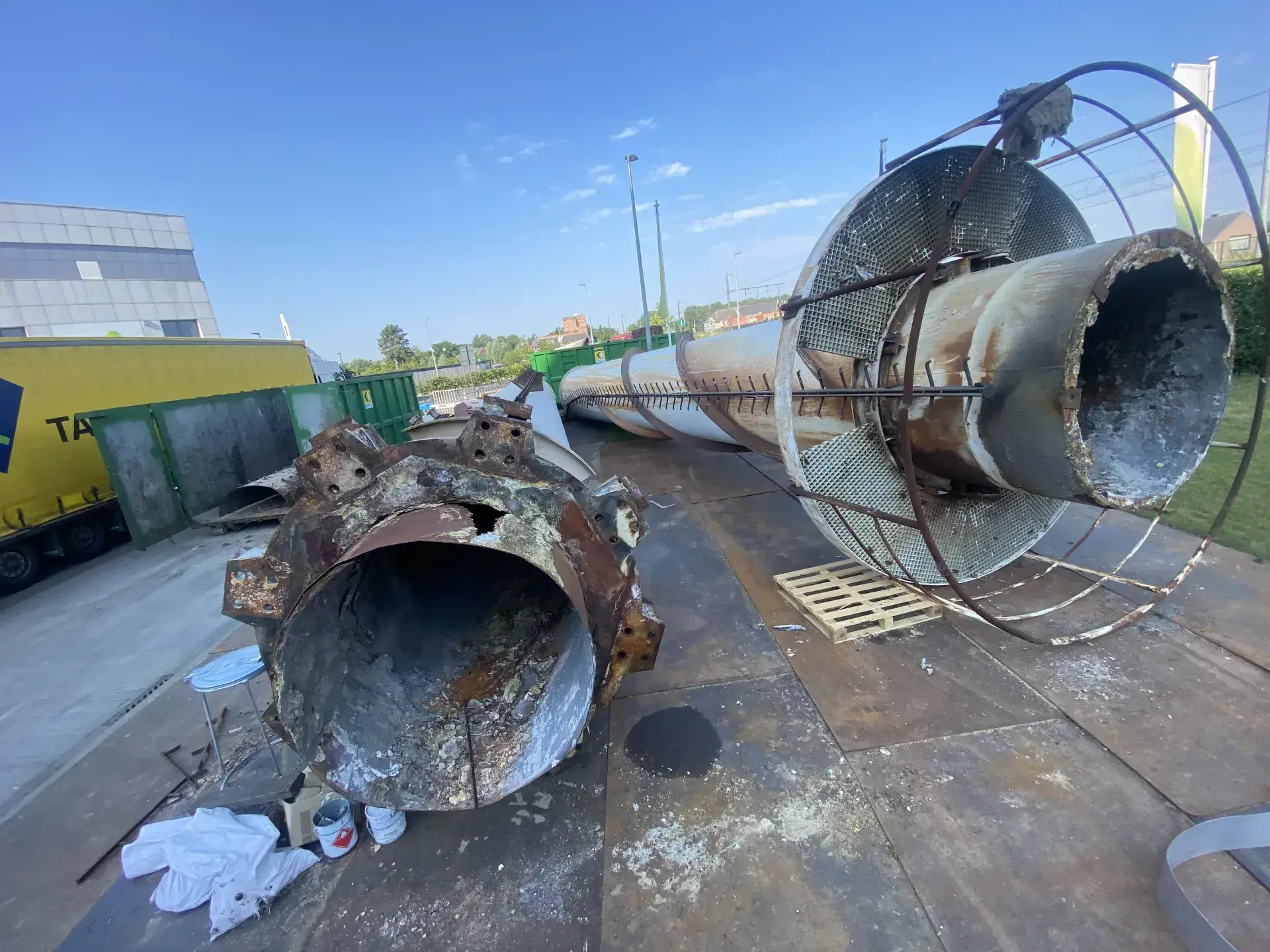 Ontmanteling productielijnen